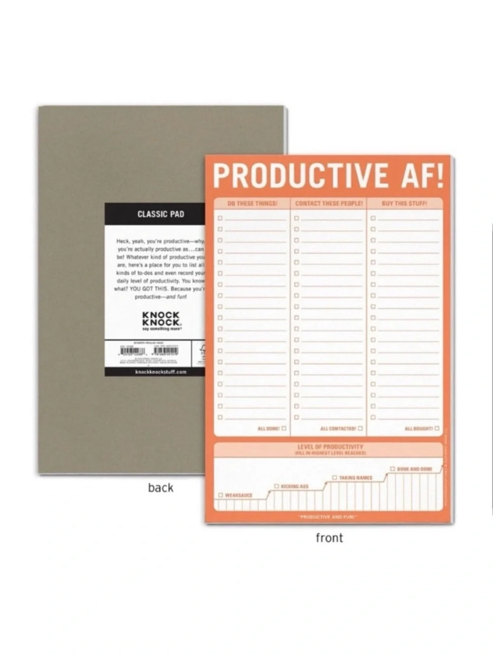 🆕- Productive AF! Writing/Notepad. New in packaging.